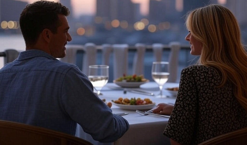 Catch a Rooftop Dinner with Sunset in Beirut